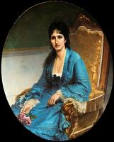 Francesco Hayez - Portrait of Antonietta Negroni Prati Morosini